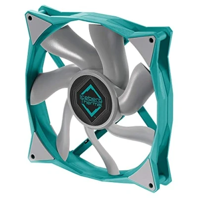 Afbeelding van Iceberg Thermal IceGALE Xtra 140 mm PWM kogellagers high performance behuizing ventilator, blauwgroen