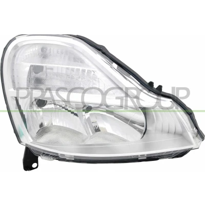 Afbeelding van PRASCO RN3104903 Koplampen rechts H7/H1, H7, H1 Transparent voor rechtsrijdend verkeer RENAULT: Modus / Grand (F, JP) 1.5 dCi 75, 90