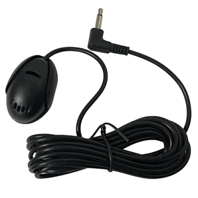 Afbeelding van iFreGo autoradiomicrofoon, automicrofoon, 3,5 mm externe microfoon voor radio, autoradio auto dvd, gps navigatie, Bluetooth, universele plug and play