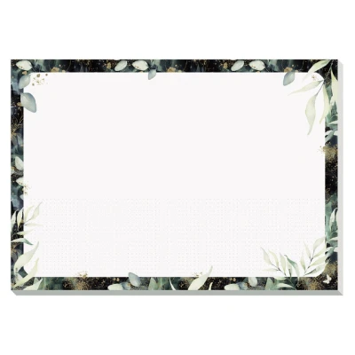 Afbeelding van Sigel designonderlegger Jolie Glamorous Leaves A3 30 vel SI JS103
