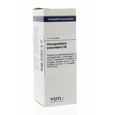 Afbeelding van Vsm Harpagophytum Procumbens D6, 20 ml