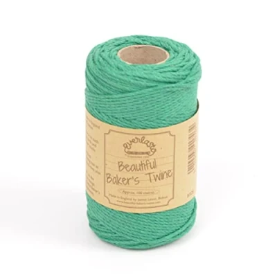 Afbeelding van 100m Everlasto &#039;Solid&#039; Beautiful Baker&#039;s Cotton Craft Twine (ongeveer 2 mm) (EMERALD)