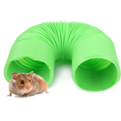 Afbeelding van Hamster Buis Uitschuifbare Plastic Kleine Dier Spelen Tunnel Grappig Speelgoed voor Cavia&#039;s Chinchilla Ratten en Dwerg Konijnen Fretten(Groente)