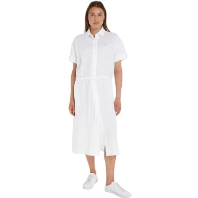 Afbeelding van Tommy Hilfiger Blousejurk, Dames, Maat: 32, Optic white