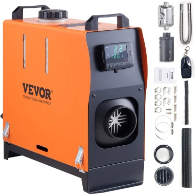 Afbeelding van VEVOR Diesel Standkachel 8KW 12V Luchtverwarmer met een Intelligente LCD monitor en Afstandsbediening Brandstoftank van 5 L Auto Heater Voor auto&#039;s, vrachtwagens, boten, graafmachines, technische ruimtes binnenshuis