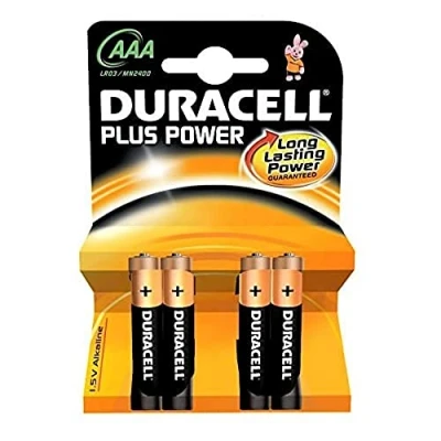 Afbeelding van Duracell Plus Power MN2400 AAA blister 4 3015010