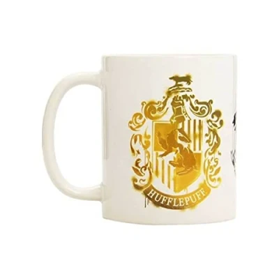 Afbeelding van Koffiemok Hufflepuff Stencil Crest