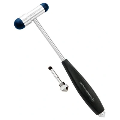 Afbeelding van MDF® Babinski Buck® neurologische reflexhamer met ingebouwd penseel voor huidreflexen en oppervlaktereactie licht HDP greep Marineblauw (MDF515PBT 04)