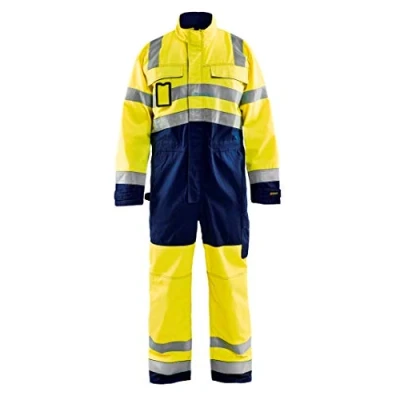 Afbeelding van Blaklader Overall High Vis 6373 1804 Geel/Marineblauw C48