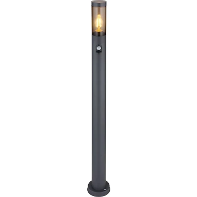 Afbeelding van Globo vloerlamp Boston antraciet metaal 12,7 cm E27 fitting 3159SAS