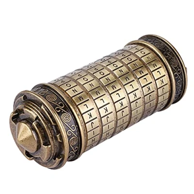 Afbeelding van Leonardo Da Vinci Code Speelgoed Retro Mini Cryptex voor Kerstmis Valentijnsdag Meest Interessante Verjaardagscadeaus