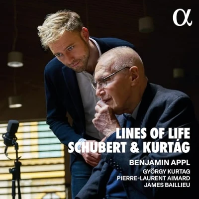 Afbeelding van Benjamin Appl, György Kurtág, Pierre Laurent Aimard, James Baillieu Lines Of Life: Schubert &amp; Kurtag (CD)