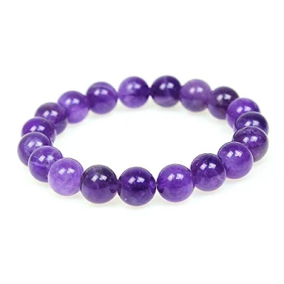 Afbeelding van MJDCB 10 mm Natuurlijke Amethist Armband Energiegenezende Kralen