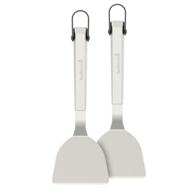 Afbeelding van Barbecook Premium set van plancha spatels uit rvs 33cm spatel