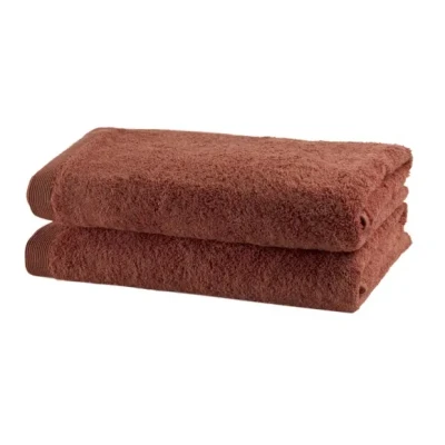 Afbeelding van Casilin Como Badhanddoeken 70 x 140cm Oranje 2 Stuks
