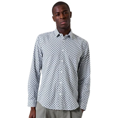 Afbeelding van Garcia Overhemd, Heren, Maat: XL, Off white