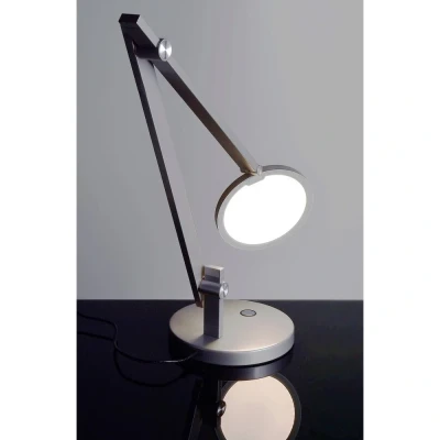Afbeelding van Deko Light LED bureaulamp Adhara, drietraps dimbaar, zilver