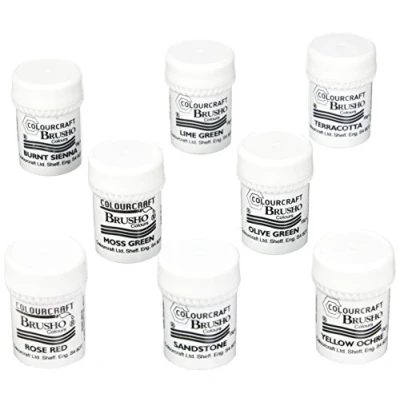 Afbeelding van Brusho by Colourcraft Crystal kleurenset, Multi, 8 tellen (Pack van 1)