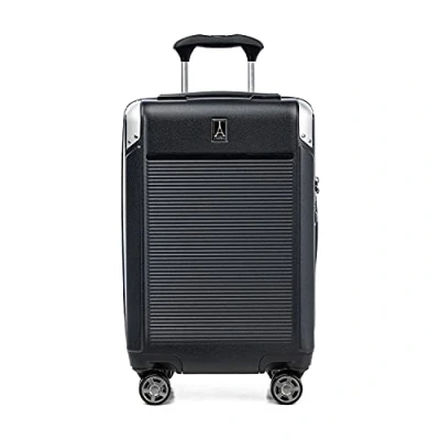 Afbeelding van Travelpro Platinum Elite Harde koffer met draaibare wielen, TSA slot, schaal, polycarbonaat koffer, zwart schaduwzwart, Compact Carry on with Laptop Pocket 20 Inch,