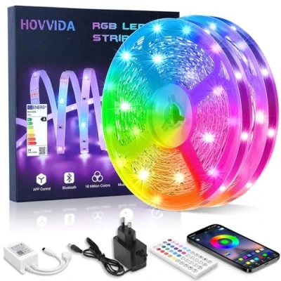 Afbeelding van HOVVIDA LED strip, 30 LED&#039;s/Meter (20M)