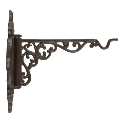 Afbeelding van Esschert Design Muurhaak 26,7 X 9,4 25,3 Cm Gietijzer Bruin
