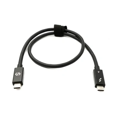 Afbeelding van System S Thunderbolt 4 50 cm kabel type C male naar stekker 40 Gbit/s 240 W adapter