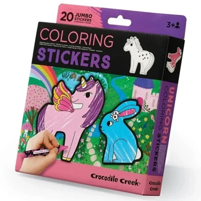 Afbeelding van Crocodile creek kleurstickers eenhoorn