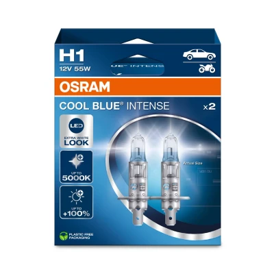 Afbeelding van OSRAM 4062172388061 Halogeenlamp Cool Blue Intense H1 55 W 12 V