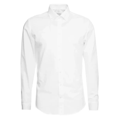 Afbeelding van Seidensticker Button DOWN SLIM FIT Zakelijk overhemd, Heren, Maat: 36, White