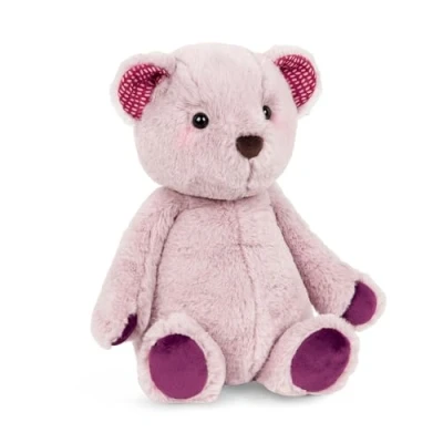 Afbeelding van B. toys door Battat BX1855C30Z Klassieke pluche beer Mauve