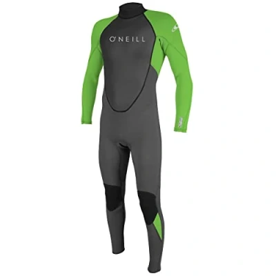 Afbeelding van Mens O&#039;Neill Wetsuits Reactor 2 3/2 Back Zip Full, Graph/Dayglo LS
