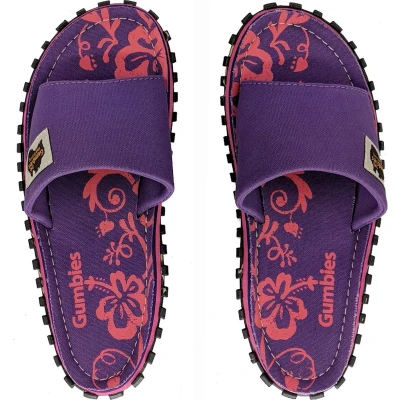 Afbeelding van Gumbies Slides Paars Hibiscus 42