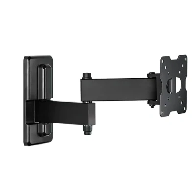 Afbeelding van Meliconi Flatstyle EDR100 wendbare muurbeugel dubbele arm 14 25&quot; zwart