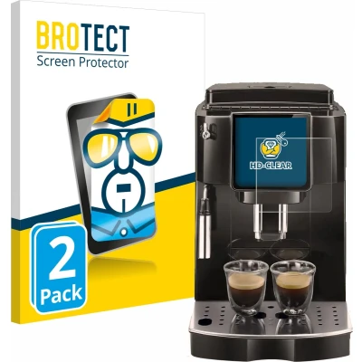 Afbeelding van BROTECT Screenprotector voor DeLonghi Magnifica Start ECAM222.60 Folie Beschermfolie transparant (2 Stuks)
