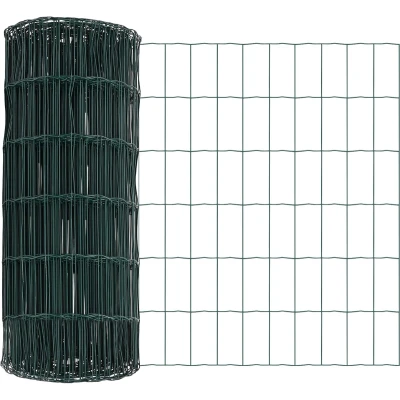 Afbeelding van vidaXL Euro Fence Groen 0.4x25 m Staal