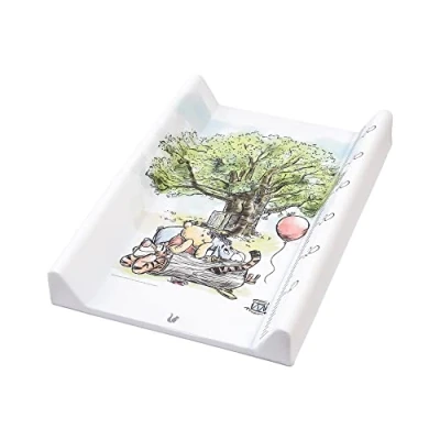 Afbeelding van keeeper Winnie de Poeh aankleedkussen, voor 60 cm brede babybedjes, tafels, badkuipen etc., geïntegreerde meetlat, Pawel, wit