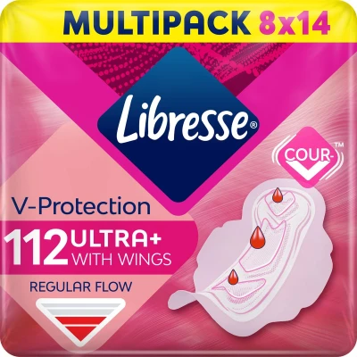 Afbeelding van Libresse Ultra normal wing 14 stuks