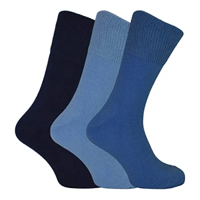 Afbeelding van THMO Thermosokken Van Bamboe Voor Heren En Dames Blauw Maat 39 45