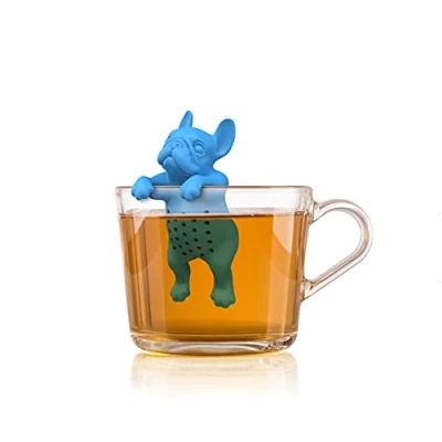 Afbeelding van Schattige dierentheezeef Good Boy Dog thee ei voor losse infuser grappig theezeef mok kruidenzeef siliconen theebol dierfiguur cadeau verjaardag, Kerstmis
