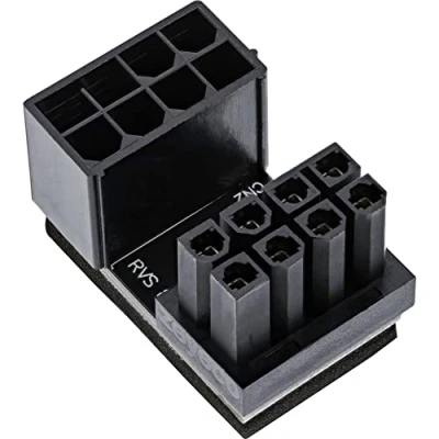 Afbeelding van inLine Stroom Adapter [1x ATX stekker 8 polig (4+4) 1x bus (4+4)] Zwart