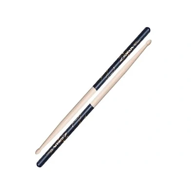 Afbeelding van Zildjian 5B Hickory Sticks, zwart DIP Natural Finish, Wood Tip Drumsticks