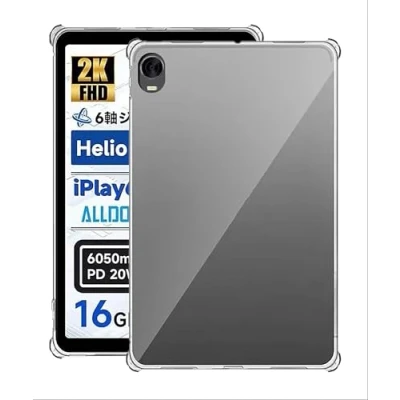 Afbeelding van GIOPUEY Voor Alldocube iPlay 60 Mini Pro Clear Case Zachte TPU achterkant shell slanke hoes met airbag bescherming, licht, compatibel Transparant