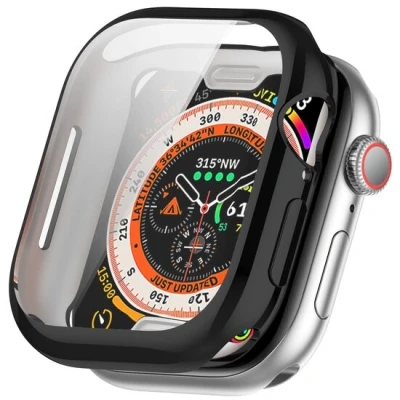 Afbeelding van Apple Watch TPU case Zwart Geschikt voor 46mm