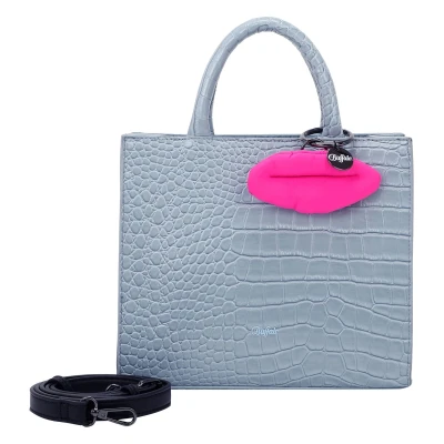 Afbeelding van Buffalo Handtas, Dames, Maat: One Size, Croco dreamy blue