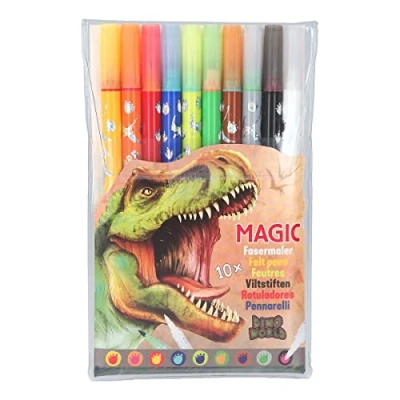 Afbeelding van Depesche Dino World magic dubbele stiften 10 stuks
