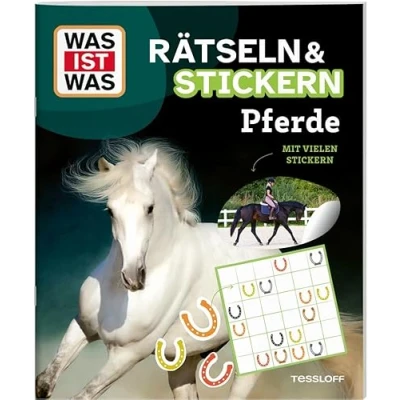 Afbeelding van WAS IST Rätseln und Stickern: Pferde