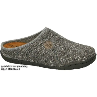 Afbeelding van Rohde Heren grijs pantoffels &amp; slippers maat 42