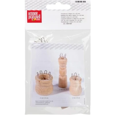 Afbeelding van Knorr Prandell 3,5 x 6 cm breipop, bruin