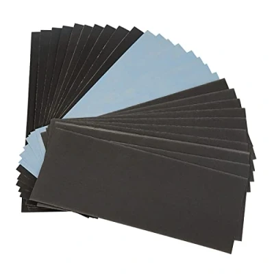 Afbeelding van Schuurpapierset, 30 stuks schuurpapier, nat en droog 120 tot 5000 korrel schuurpapier voor auto, houten meubels, steen, lak, metaal, glas (23,5 x 9,5 cm)
