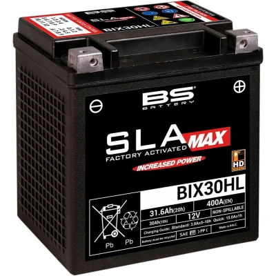 Afbeelding van Bs Battery Bix30hl Agm accu Zwart